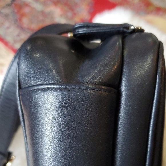 Etienne Aigner Black Genuine Leather Crossbody Bag 6 X 9 - Picture 3 of 13